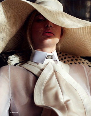 Блуза и платье Givenchy by Riccardo Tisci Vogue 2012.
