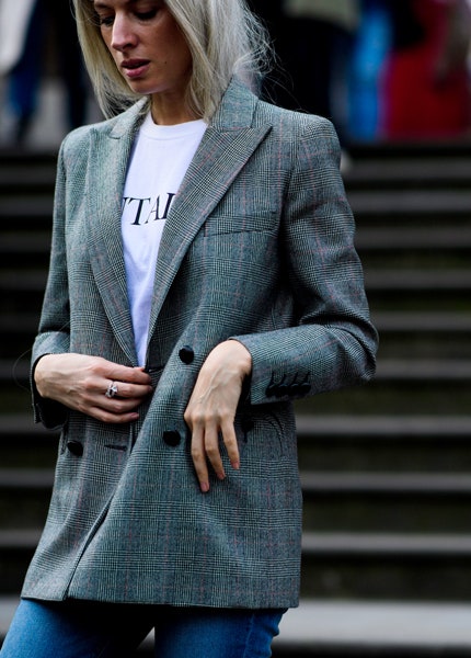 Неделя моды в Лондоне подборка streetstyleфото. Часть 2