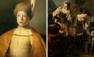Ян Ливенс «Юноша в накидке и тюрбане»  1631. Фердинанд Боль «Ревекка и Елеазар у колодца» 16451646.