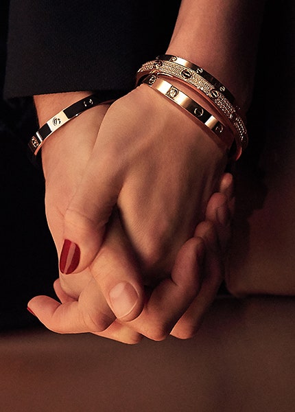 Украшения Cartier Love: фото браслетов и колец с бриллиантами