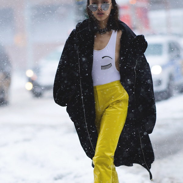 Streetstyle на Неделе моды в Нью-Йорке. Часть 1