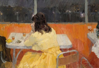 «Кафе. Осенний день» Владимир Гаврилов 1962.