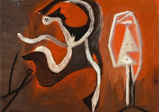 Пабло Пикассо «Два персонажа» 1929. Оценочная стоимость 500000—700000.