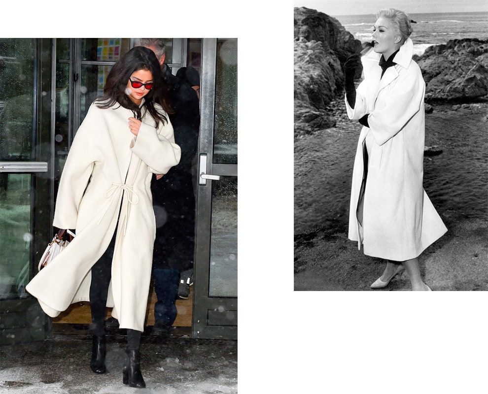 Как и с чем носить белое пальто модные образы и актуальные модели на любой бюджет | Vogue