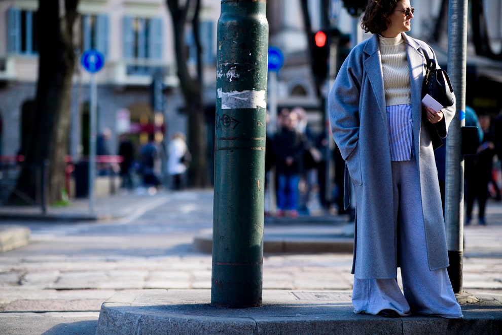Неделя моды в Милане подборка streetstyleфото. Часть 2