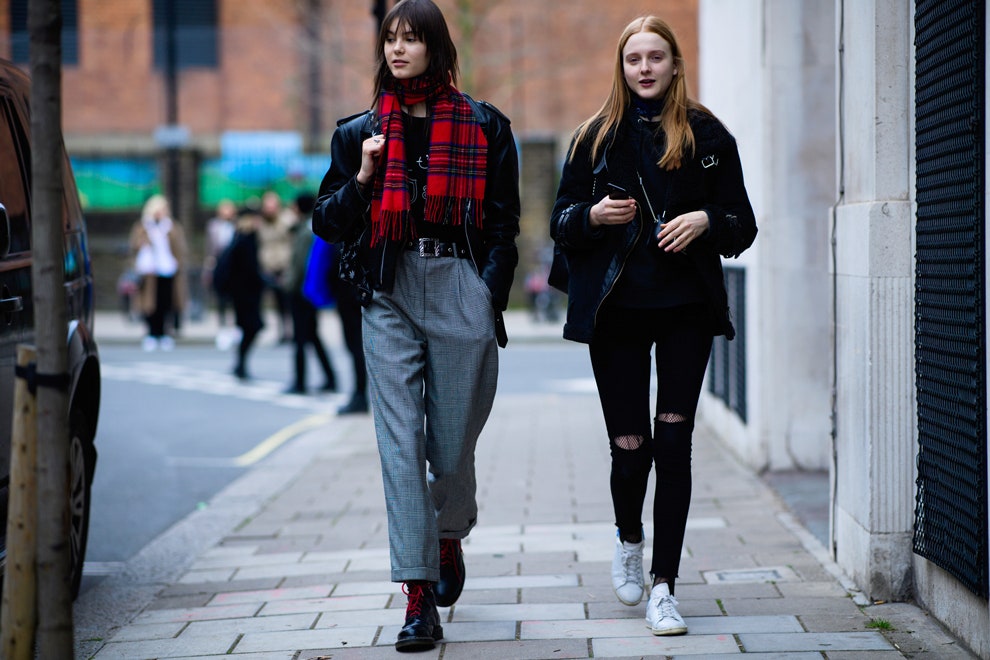 Неделя моды в Лондоне подборка streetstyleфото. Часть 1