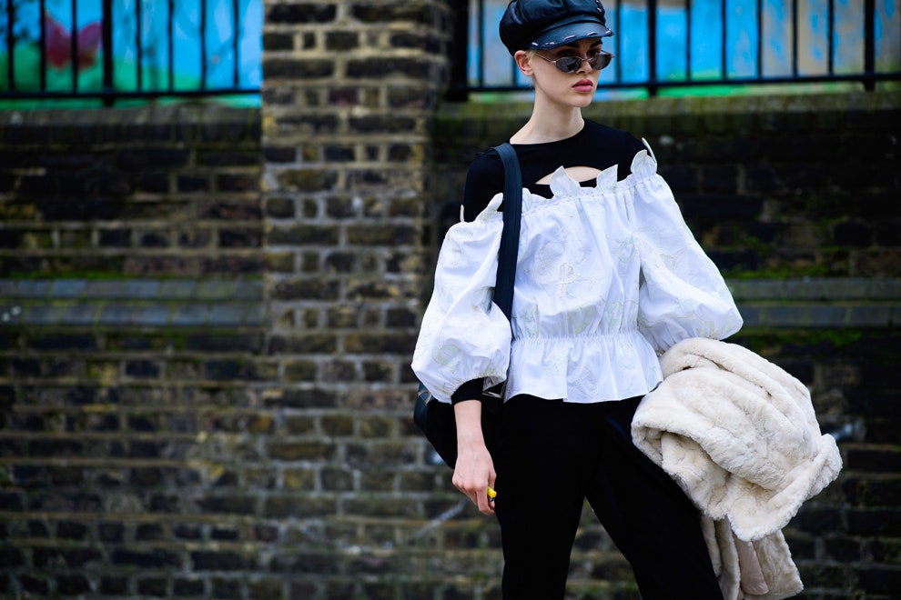 Неделя моды в Лондоне подборка streetstyleфото. Часть 1