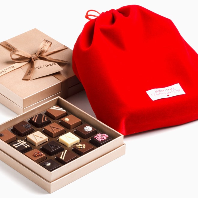 Шоколадные сердца и имбирные пралине Armani/Dolci