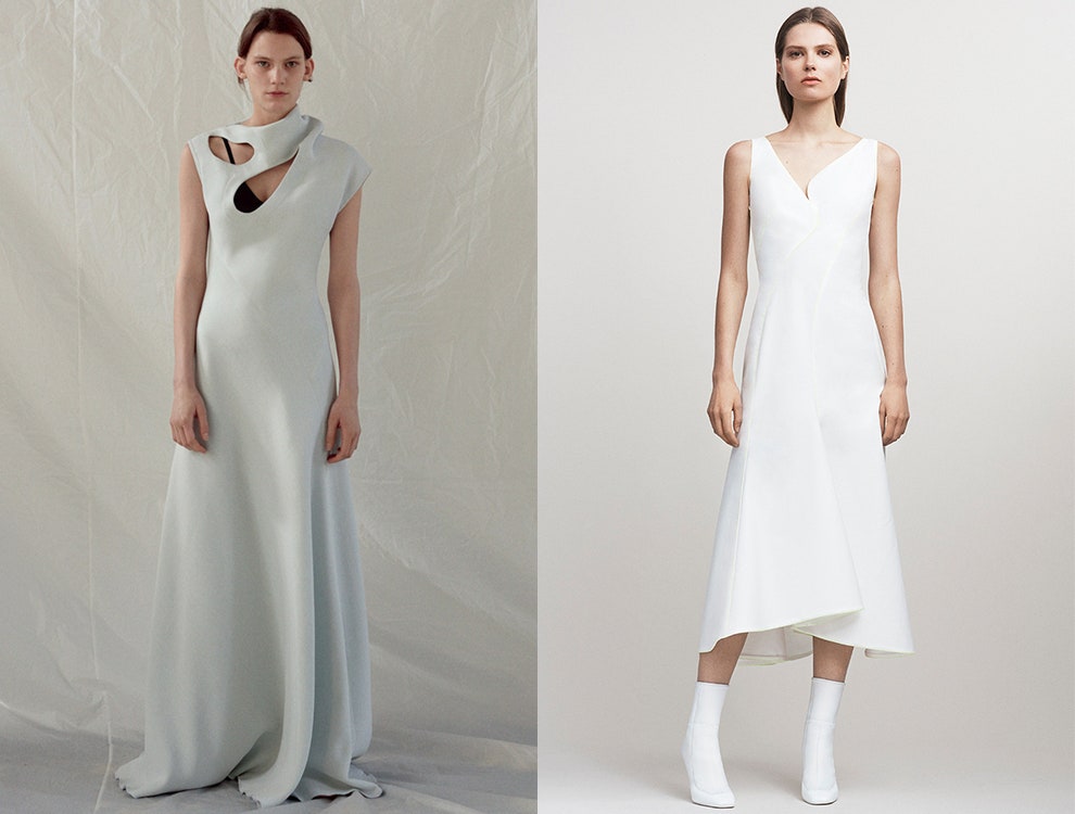 Лучшие свадебные наряды из круизных коллекций Osman Cline Mugler Erdem Carolina Herrera | Vogue