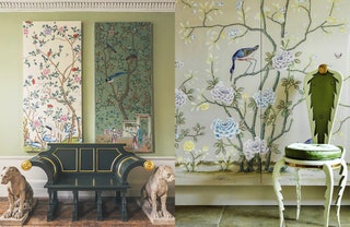 Обои de Gournay серия «Шинуазри». Цена по запросу degournay.com.