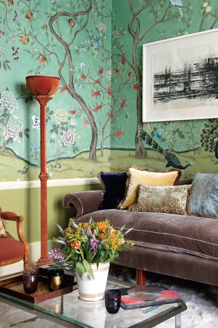 Интерьеры с цветами обои мебель и предметы декора с цветочными мотивами | Vogue