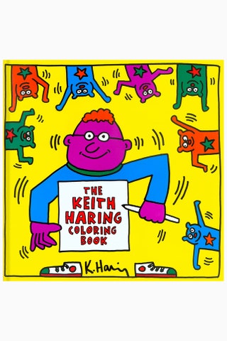 Keith Haring Coloring Book 8 store.moma.org.