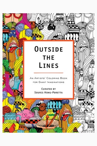 Outside the Lines An Artists Coloring Book for Giant Imaginations 13.63 amazon.com.