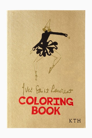 YSL Personalized Coloring Book ﻿4437 рублей intl.bergdorfgoodman.com.