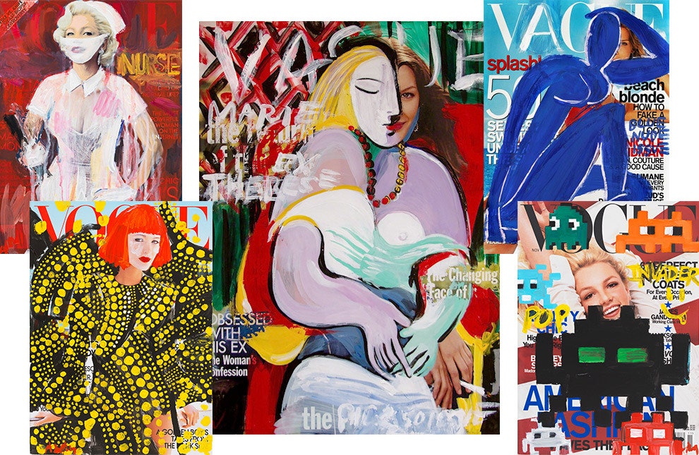 Обложки Vogue оформленные художниками и иллюстраторами | Vogue