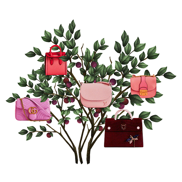 Ягодное лукошко: сумки всех оттенков розового &- лучшая инвестиция в будущий год