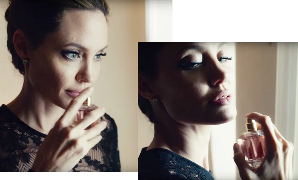 Анджелина Джоли в рекламе аромата Mon Guerlain кадры из рекламной кампании | Vogue