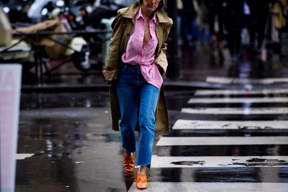 Неделя моды в Париже подборка streetstyleфото. Часть 3