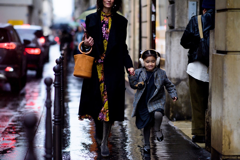 Неделя моды в Париже подборка streetstyleфото. Часть 3