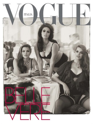 Vogue Италия 2011.