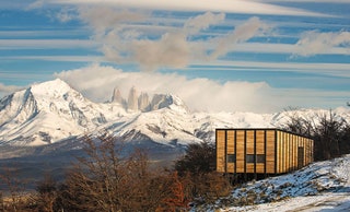 Одна из 12 вилл отеля Awasi Patagonia.