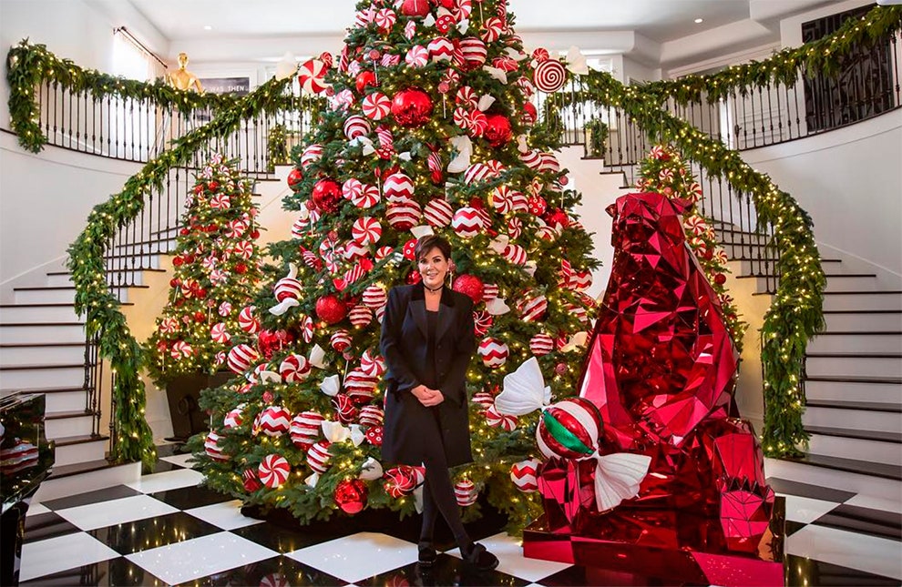 Рождественские фото знаменитостей из инстаграма Кара Делевинь Крис Дженнер и другие | Vogue