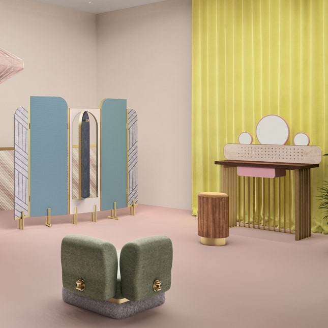 «Веселая комната» Fendi на выставке Design Miami