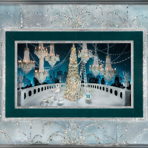 Искрящийся рождественский Нью-Йорк в витринах Tiffany