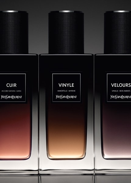 Ароматы YSL Le Vestiaire Des Parfums посвященные коже бархату и винилу | Vogue