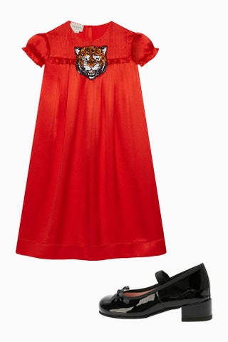 Платье Gucci 995 магазины Gucci туфли Pretty Balerinas 7400 рублей ЦУМ.