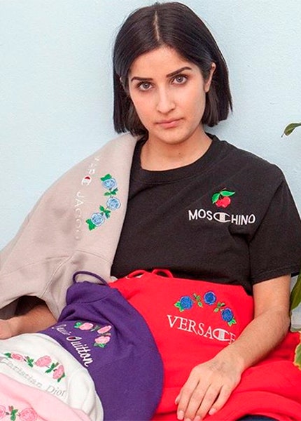 Инстаграм художницы Авы Нируи с вымышленными коллаборациями модных Домов | Vogue