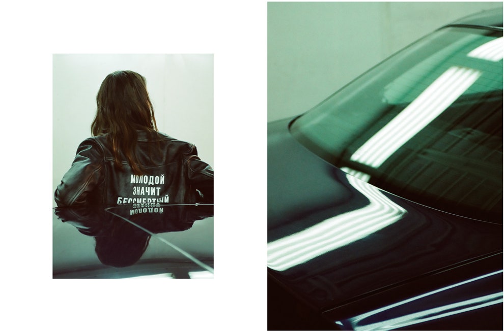 Bats х Made for Bulleit кожаные куртки с лозунгами на русском языке | Vogue