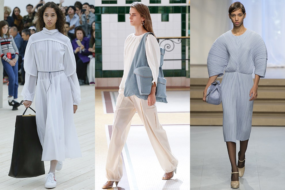 Минималистичные наряды в духе дизайнера Андре Куррежа | Vogue