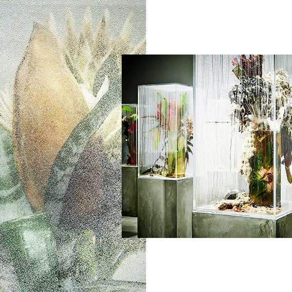 Шедевры флористики на весеннем показе Dries Van Noten