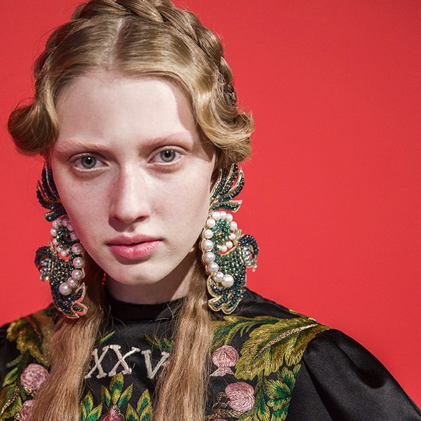 Макияж на показе Gucci весна-лето 2017