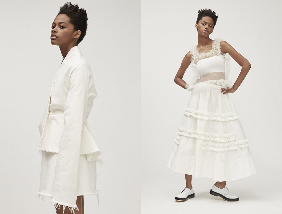 Коллекция Nordstrom в белом цвете совместно с Vetements Marques‘Almeida и Simone Rocha | Vogue