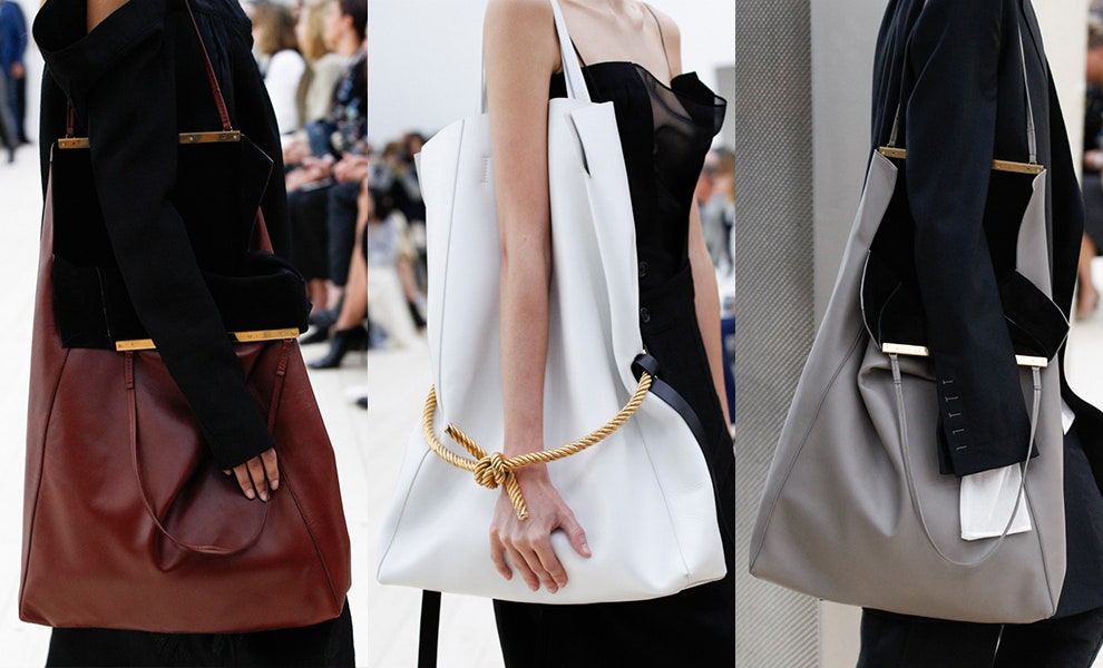 Большие сумки из новых коллекций Cline Balenciaga Mulberry Marni Victoria Beckham | Vogue