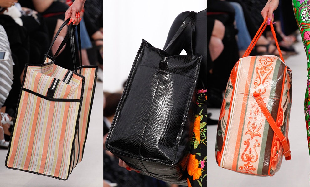 Большие сумки из новых коллекций Cline Balenciaga Mulberry Marni Victoria Beckham | Vogue