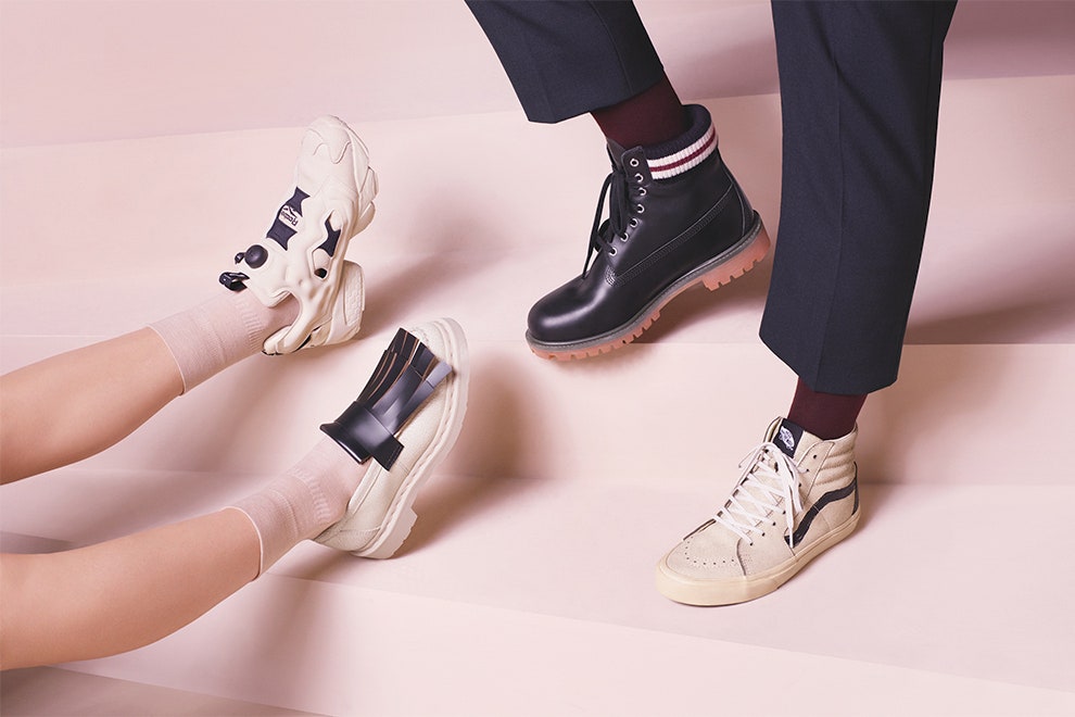 Marni выпустили свои ботинки Timberland и Dr. Martens кроссовки Reebok и кеды Vans | Vogue
