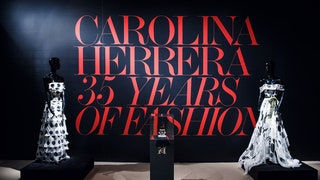 Гости открытия выставки Carolina Herrera 35 Years of Elegance в ЦУМе