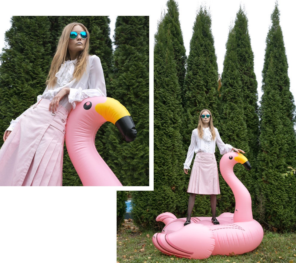 Вещи Michael Kors в осенней съемке Vogue яркие цвета и классические модели | Vogue