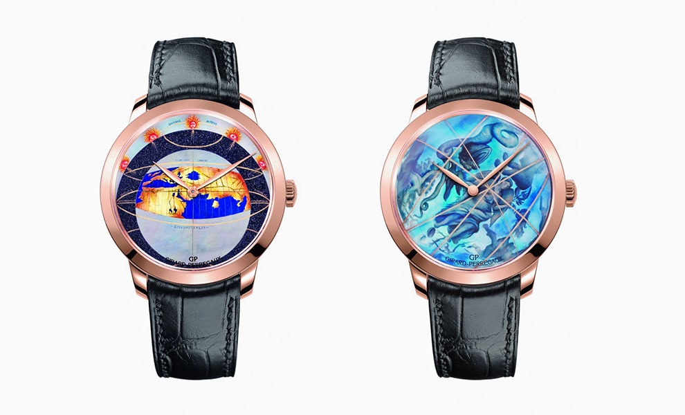 Часы GirardPerregaux Chamber of Wonders модели Celestial Globe Center of the Universe | Vogue