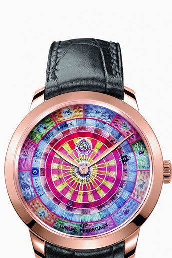 Часы GirardPerregaux Chamber of Wonders модели Celestial Globe Center of the Universe | Vogue
