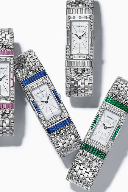 Часы Tiffany  Co. Art Deco коллекция драгоценных аксессуаров в четырех вариациях | Vogue