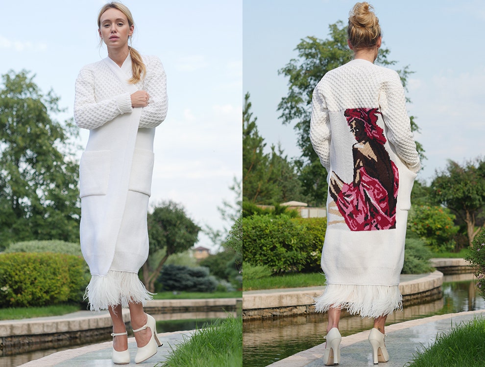 Кардиганы 7KA яркие вязаные кофты на Vogue Fashions Night Out | Vogue