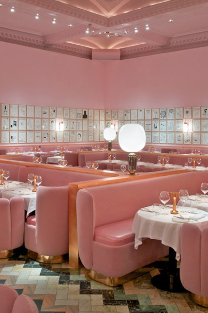 Розовый в интерьере идеи от французского архитектора Индии Махдави | Vogue
