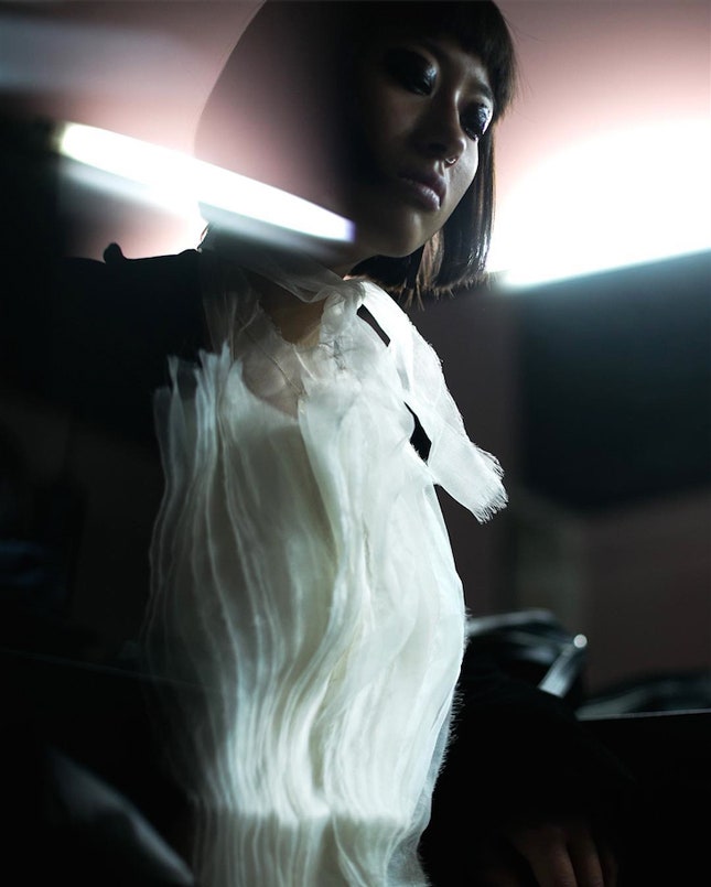 Модель Нина Поцхишвили с мексиканскими корнями на Неделе моды в Тбилиси | Vogue