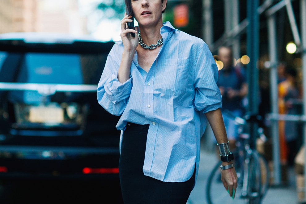 Неделя моды в НьюЙорке лучшие образы на стритстайлфото | Vogue