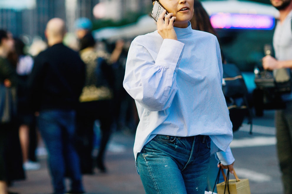 Неделя моды в НьюЙорке лучшие образы на стритстайлфото | Vogue