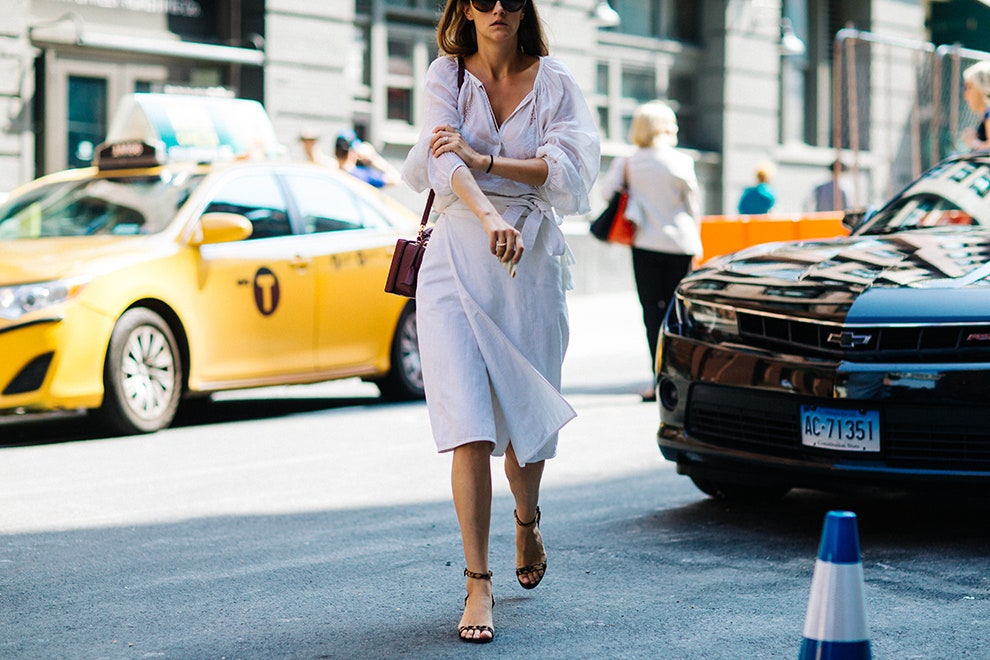 Неделя моды в НьюЙорке streetstyle фото с лучшими летними образами | Vogue